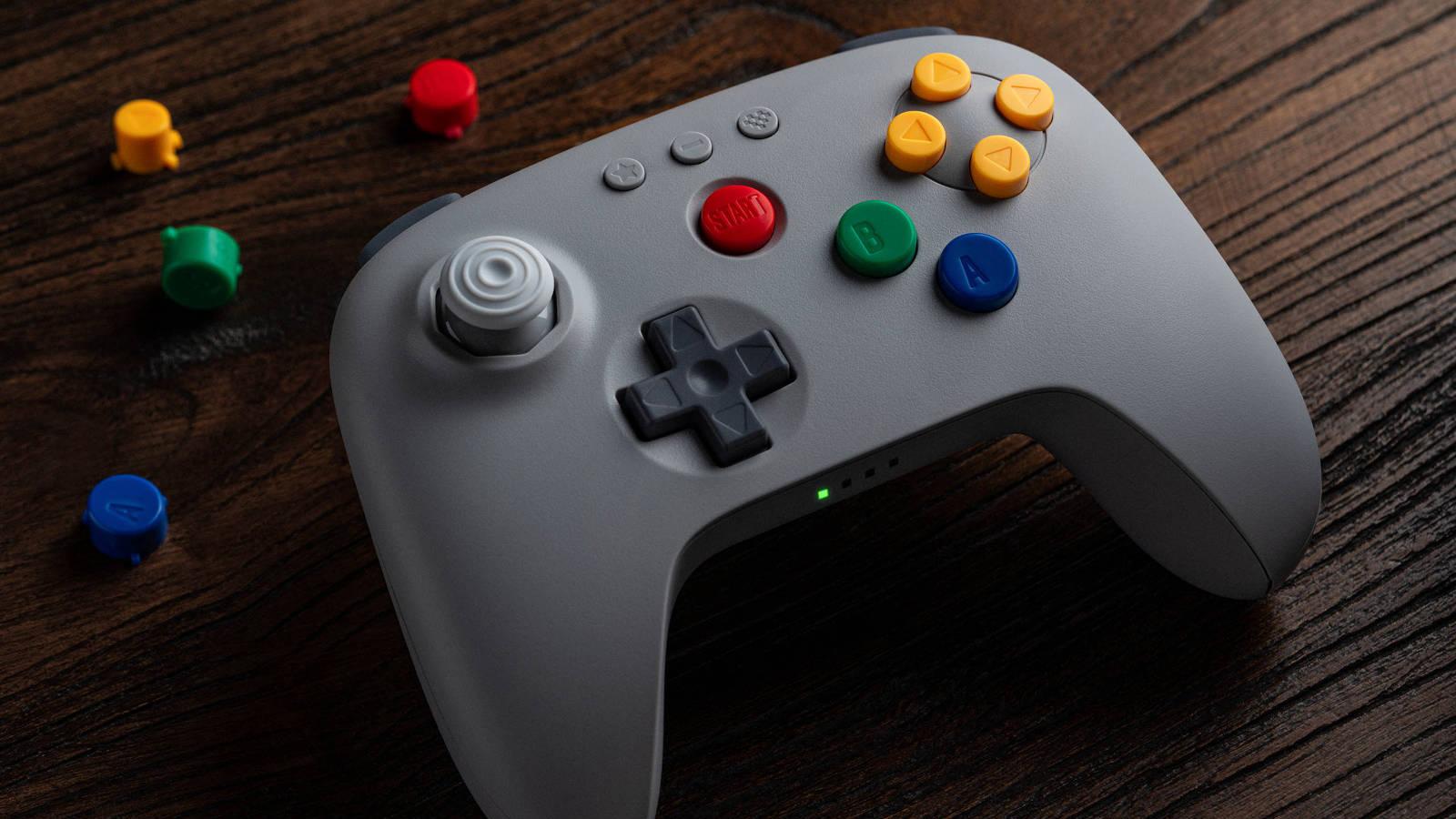 For Nintendo 64 Fans: Pre-orders Open for the 8BitDo 64 Controller in Classic Gray