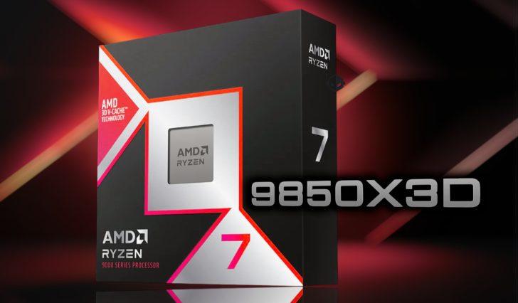 AMD Confirms Ryzen 7 9850X3D with Second-Generation 3D V-Cache AMD Confirms Ryzen 7 9850X3D with Second-Generation 3D V-Cache