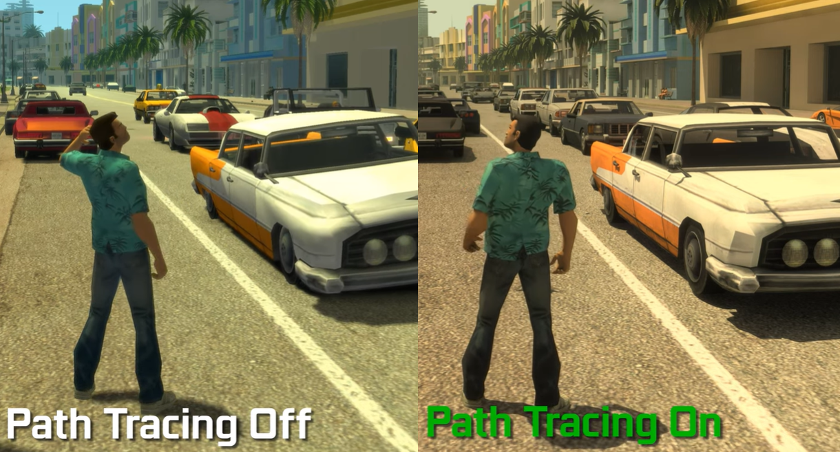 GTA: Vice City RTX Remaster Tested on RTX 5080 vs. Original — Instantly Lost 200 FPS GTA: Vice City RTX Remaster Tested on RTX 5080 vs. Original — Instantly Lost 200 FPS