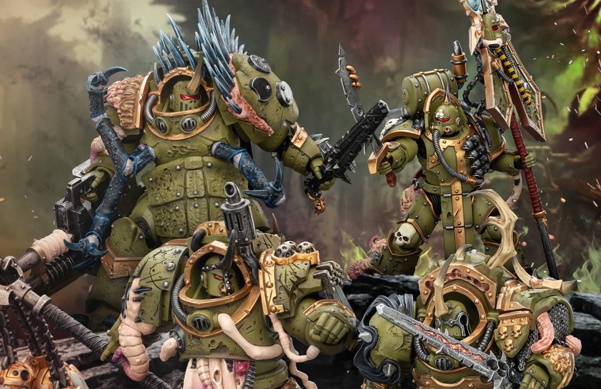 Reinforcements for the Death Guard: JoyToy Opens Pre-Orders for Terminators and a Plague Marine Standard-Bearer