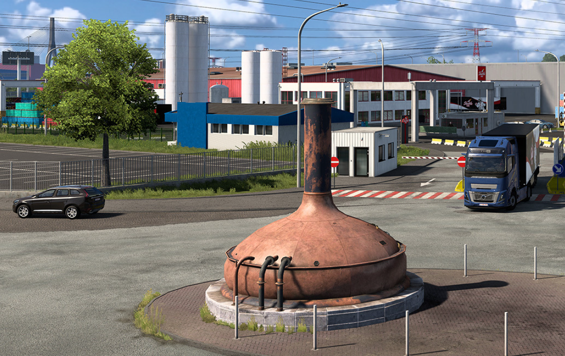 Скриншоты обновленного Льежа: как изменится Бенилюкс в Euro Truck Simulator 2 Скриншоты обновленного Льежа: как изменится Бенилюкс в Euro Truck Simulator 2