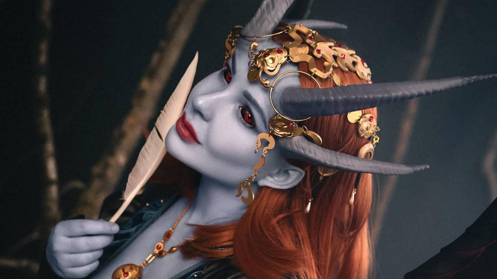 Эффектный косплей на коварную полудьяволицу Мизору из Baldur’s Gate 3 Эффектный косплей на коварную полудьяволицу Мизору из Baldur’s Gate 3
