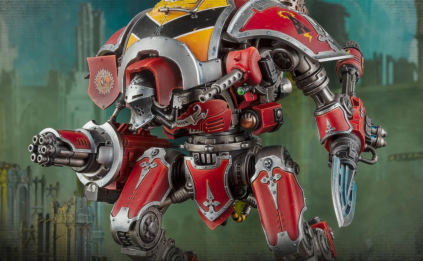 Warhammer 40,000 Creators Reveal the Imperial Knight “Destrier” Miniature Warhammer 40,000 Creators Reveal the Imperial Knight “Destrier” Miniature