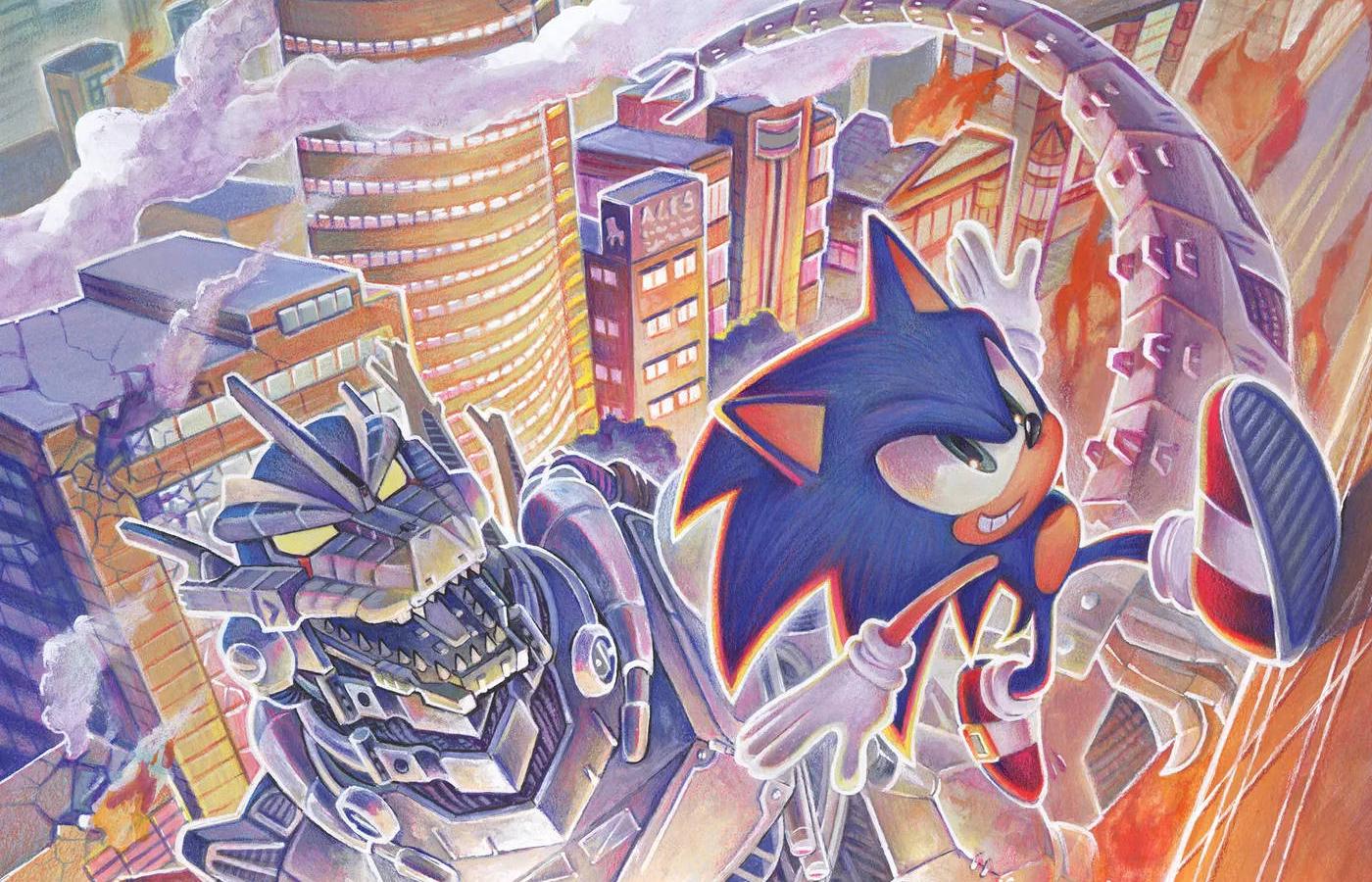 Godzilla and Sonic Crossover Comic Set for 2026 Release — Kaiju Meets the Blue Hedgehog
