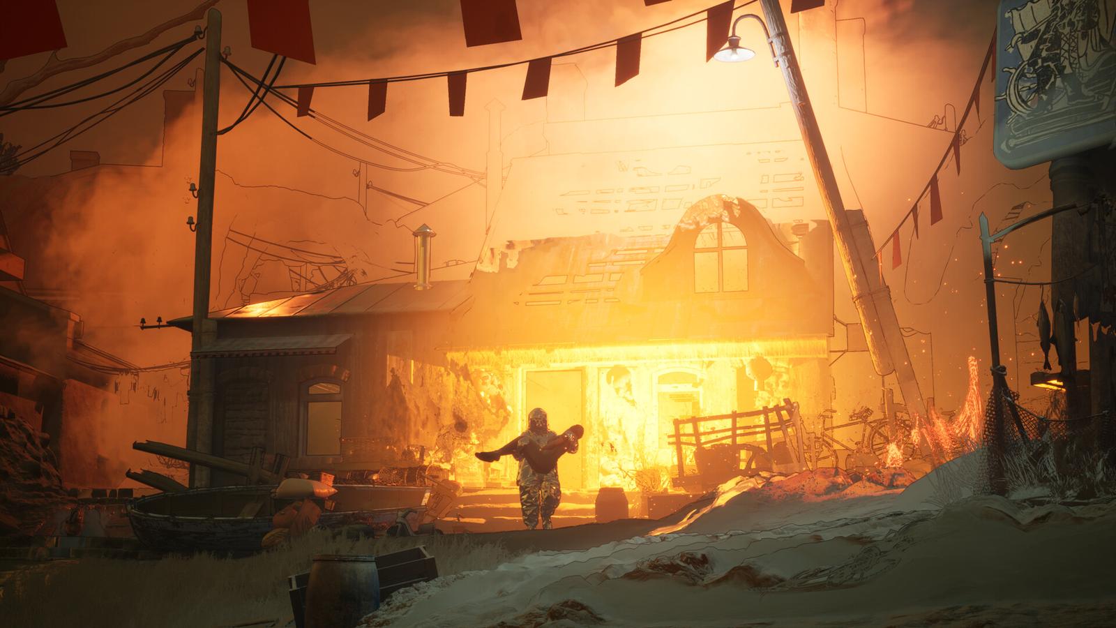 The Invincible developers reveal Into the Fire, a survival action game set after a megavolcano eruption