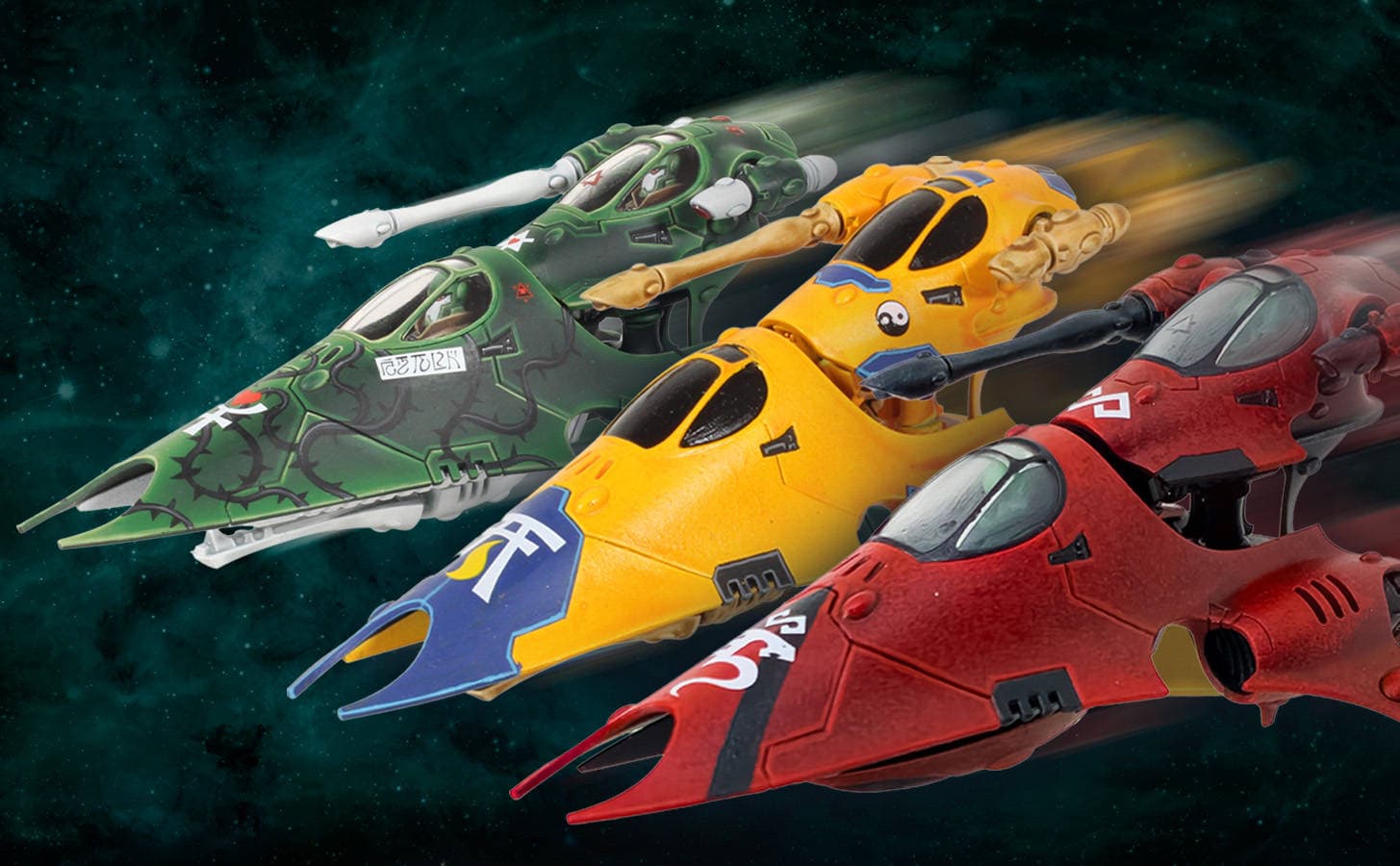 Фанаты Warhammer 40,000 представили раскрашенную миниатюру эльдарского гравицикла «Гадюка» Фанаты Warhammer 40,000 представили раскрашенную миниатюру эльдарского гравицикла «Гадюка»