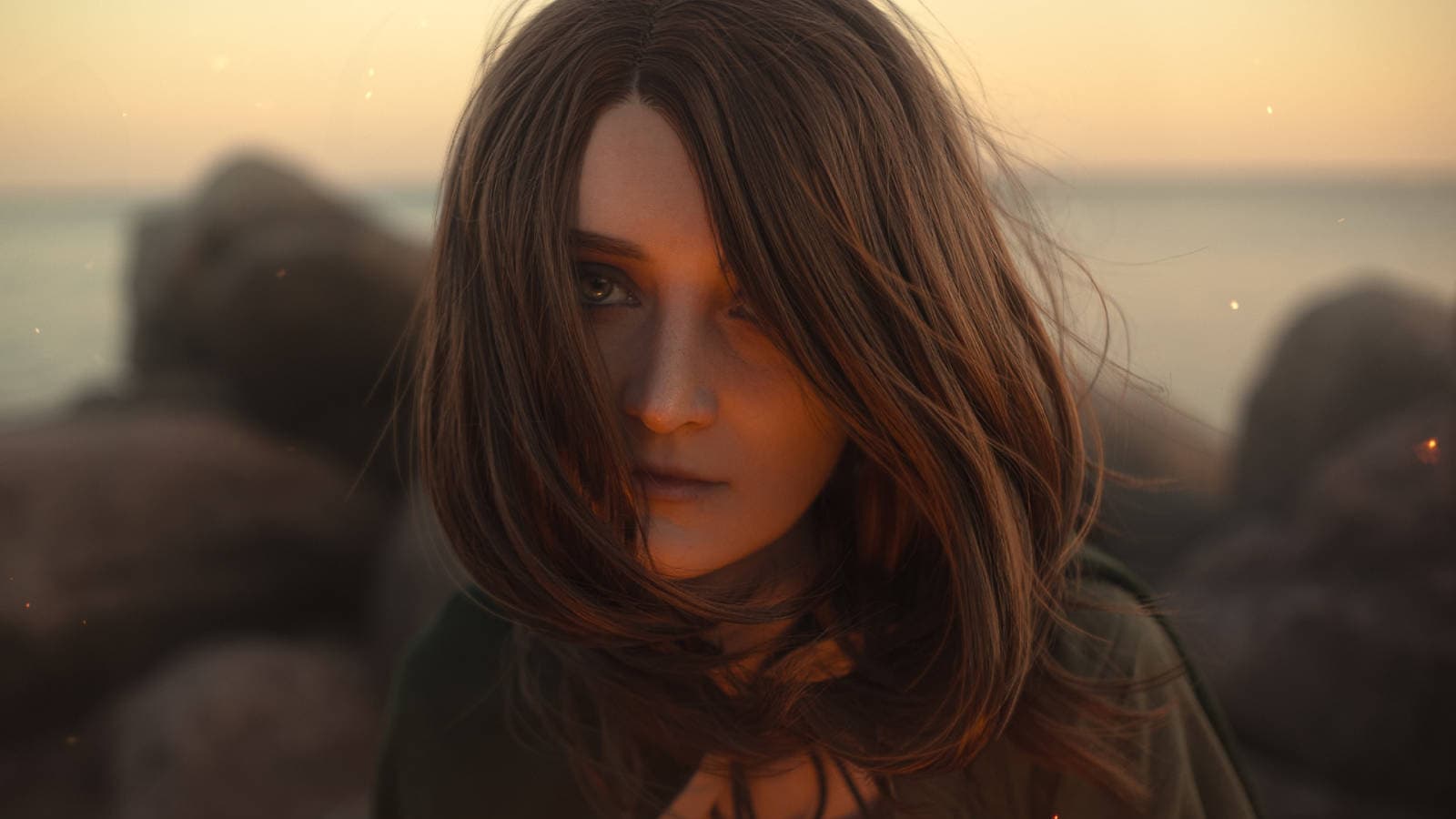 «Создана людьми, рождена драконом»: атмосферный косплей на Изумрудного Вестника из Dark Souls II