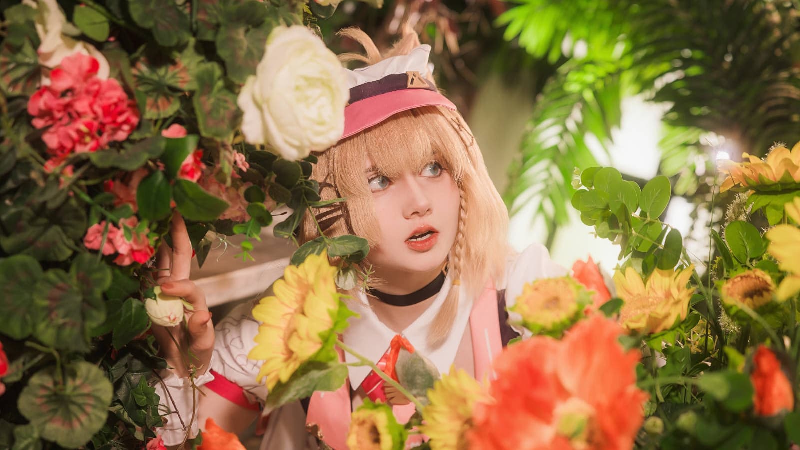 Очаровательный косплей на Пардофелис из Honkai Impact 3rd в облике Meowtose Macchiato Очаровательный косплей на Пардофелис из Honkai Impact 3rd в облике Meowtose Macchiato