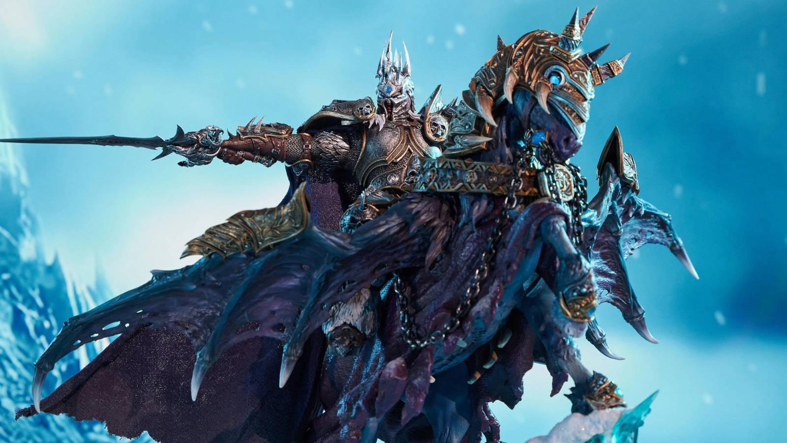 Sideshow Collectibles представила распаковку статуи Короля-лича на Непобедимом из World of Warcraft