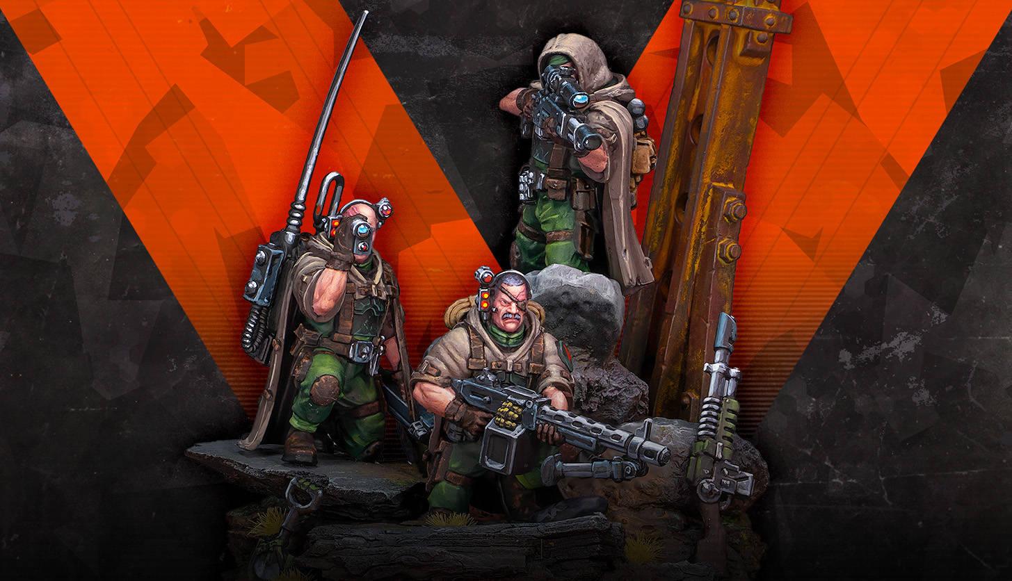 Миниатюры из набора «Ужас на Девлане» в исполнении художников сообщества Warhammer 40,000: Kill Team Миниатюры из набора «Ужас на Девлане» в исполнении художников сообщества Warhammer 40,000: Kill Team
