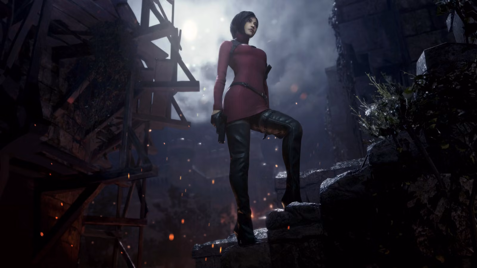 Ада Вонг на предполагаемых кадрах из дополнения к Resident Evil Requiem Ада Вонг на предполагаемых кадрах из дополнения к Resident Evil Requiem