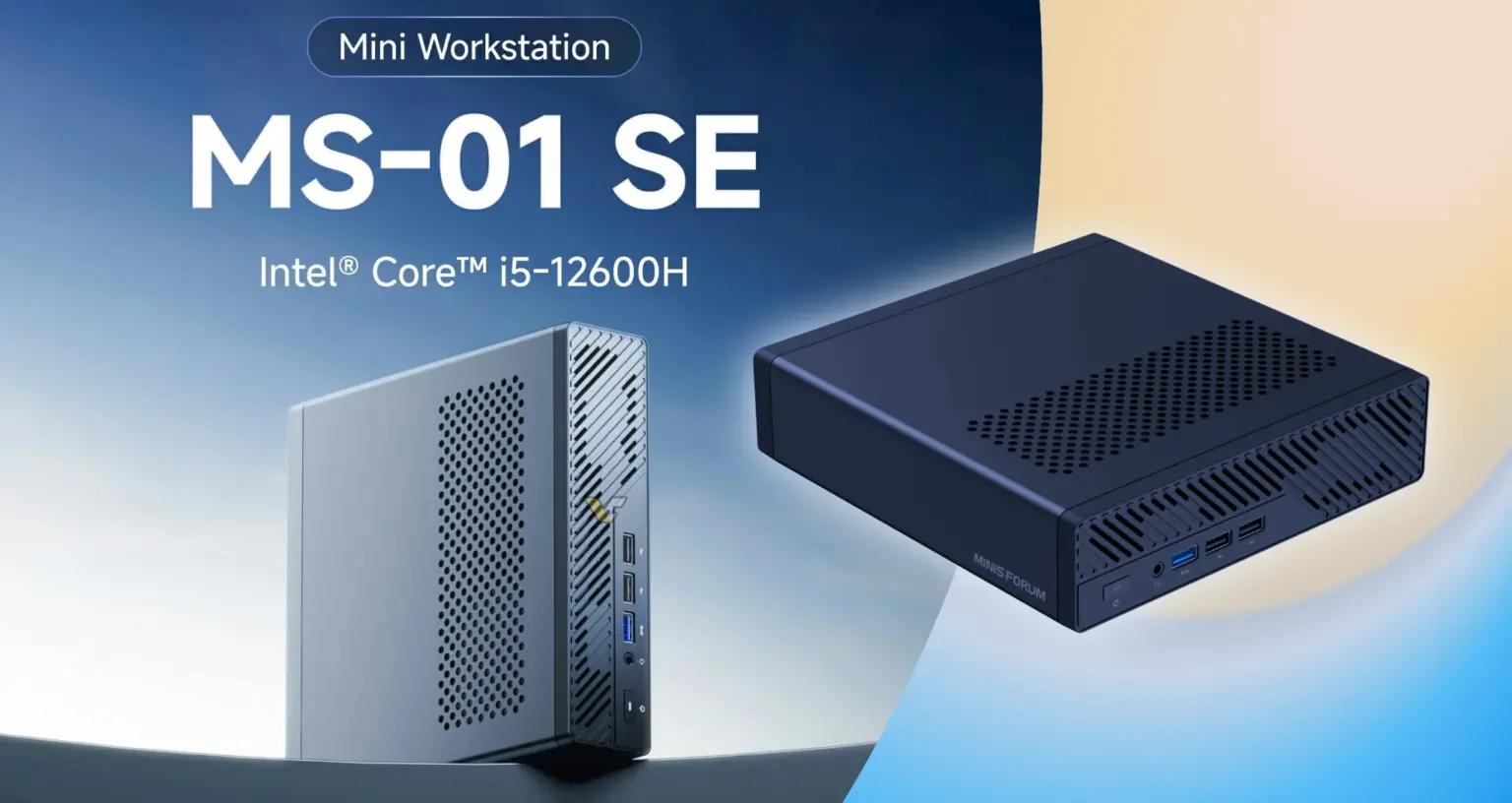 Представлен мини-ПК Minisforum MS-01 SE с Core i5-12600H и поддержкой дискретной видеокарты за 5