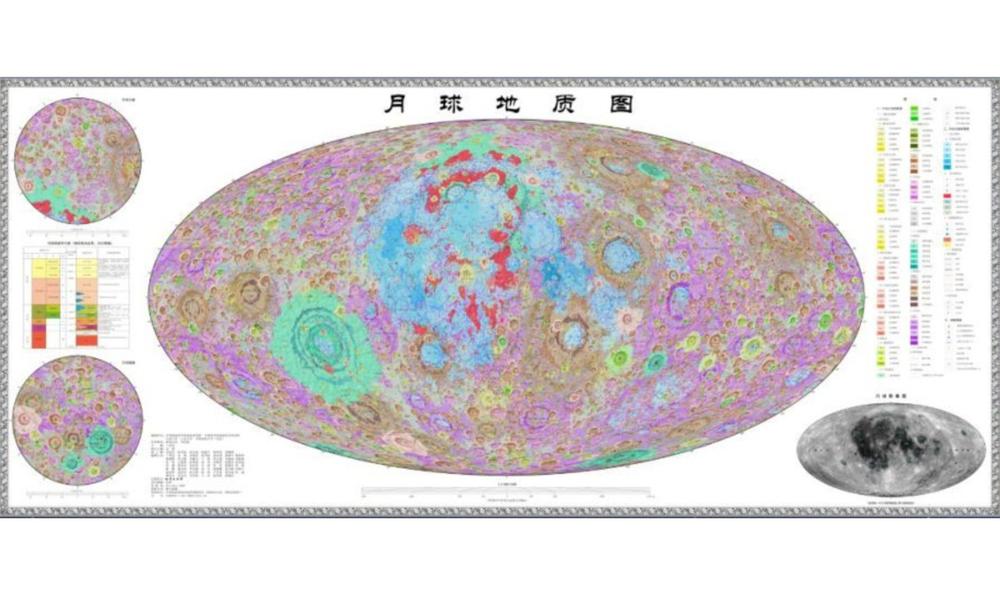 Китай представил самую детальную геологическую карту Луны с тысячами кратеров и пород Китай представил самую детальную геологическую карту Луны с тысячами кратеров и пород