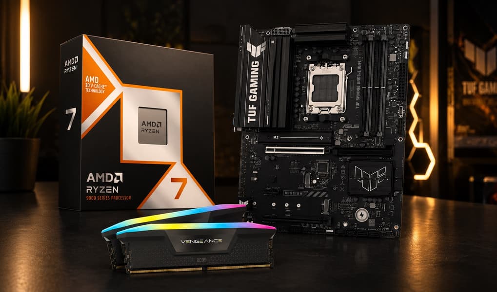 Micro Center дарит материнскую плату Asus B850-E TUF Gaming при покупке процессора Ryzen 7 9850X3D Micro Center дарит материнскую плату Asus B850-E TUF Gaming при покупке процессора Ryzen 7 9850X3D
