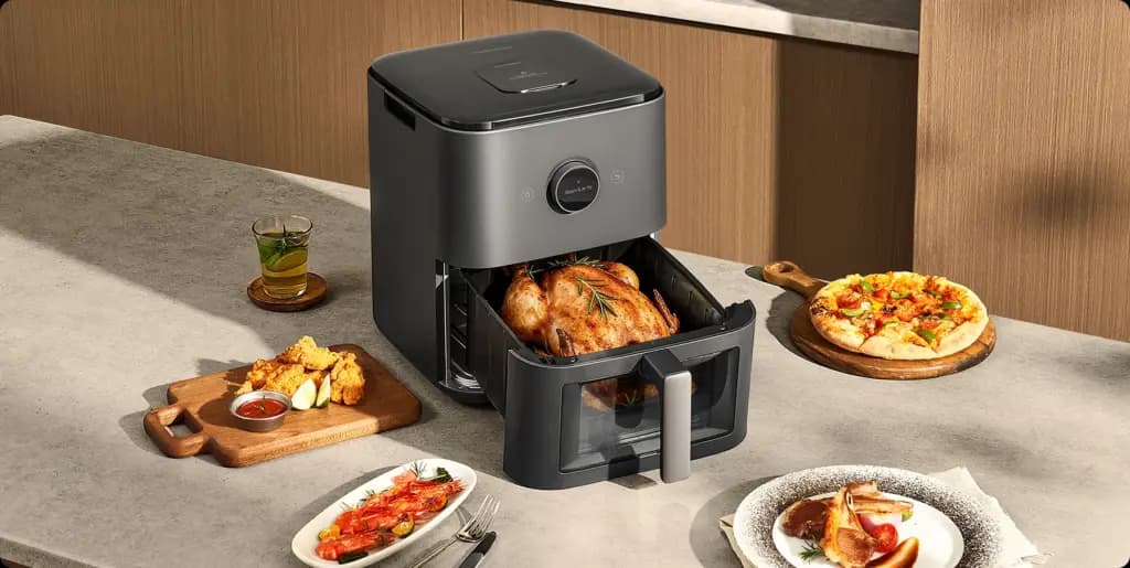 Xiaomi выводит на глобальный рынок аэрогриль Mijia Smart Steam Air Fryer объемом 7 литров Xiaomi выводит на глобальный рынок аэрогриль Mijia Smart Steam Air Fryer объемом 7 литров