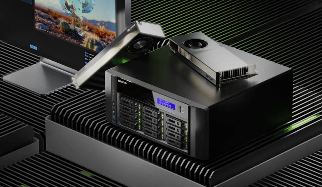 QNAP QAI-h1290FX: мощнейший домашний NAS с графикой Nvidia RTX 6000, процессором AMD EPYC и 1 ТБ ОЗУ QNAP QAI-h1290FX: мощнейший домашний NAS с графикой Nvidia RTX 6000, процессором AMD EPYC и 1 ТБ ОЗУ