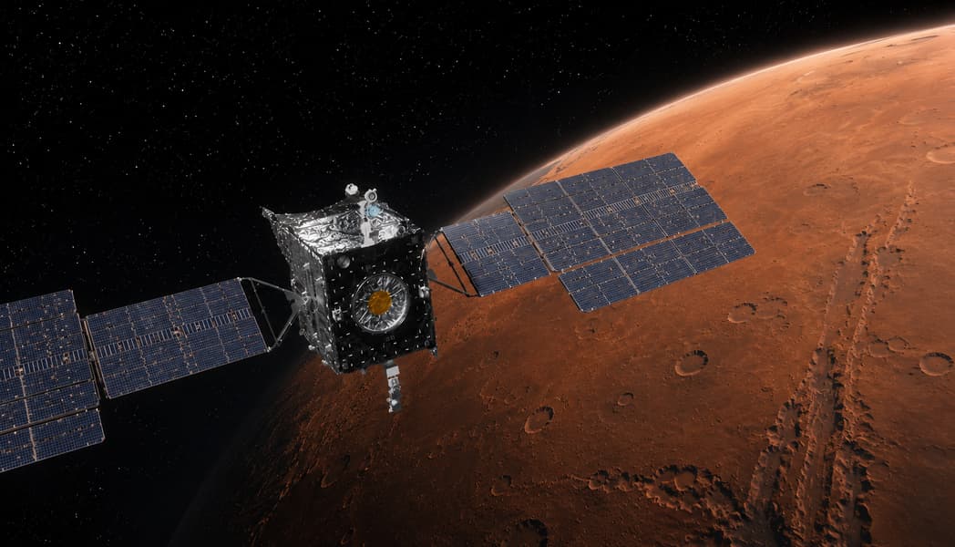 15 мая: зонд NASA Psyche совершит предельное сближение с Марсом на дистанцию 4500 км