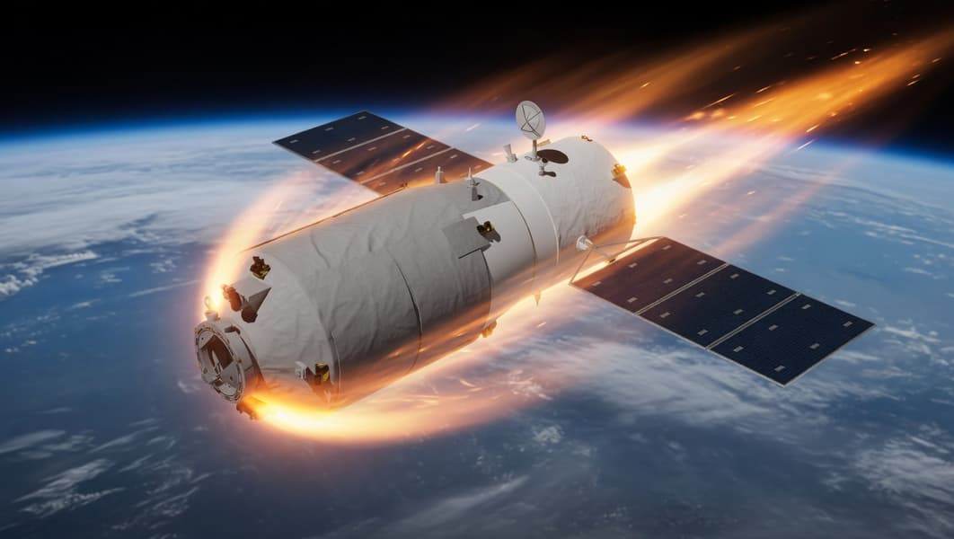 «Тяньчжоу-9» отстыковался от орбитальной станции: основная часть аппарата сгорит в атмосфере