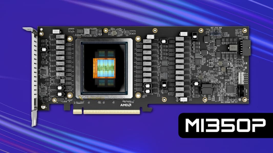 AMD представила Instinct MI350P: первая видеокарта с разъемом 12V-2×6, потреблением 600 Вт и 144 ГБ памяти