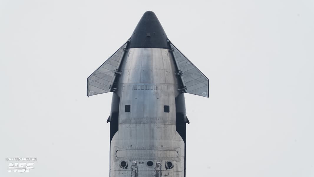 Новый Starship на детальных кадрах: корабль готов к полетам