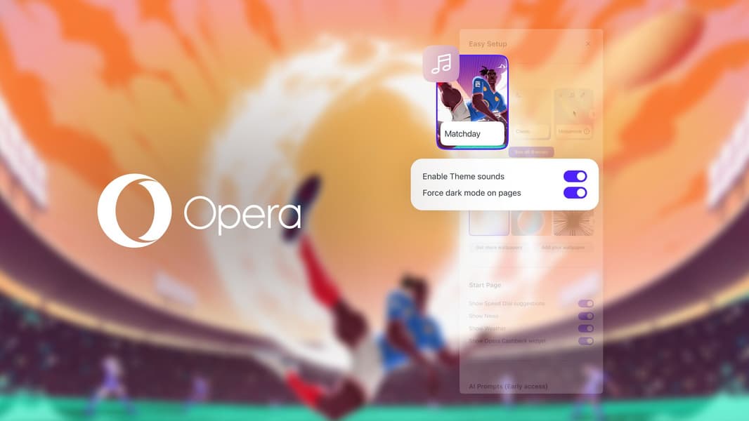 Opera One обновила интерфейс настройки тем по просьбам пользователей Opera One обновила интерфейс настройки тем по просьбам пользователей