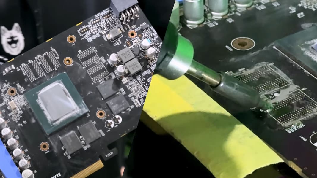 Энтузиаст вдвое увеличил объем памяти GeForce GTX 1650 простой заменой чипов Энтузиаст вдвое увеличил объем памяти GeForce GTX 1650 простой заменой чипов