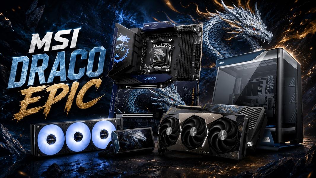 MSI отпраздновала 40-летие выпуском юбилейной линейки Draco Epic с видеокартами и платами