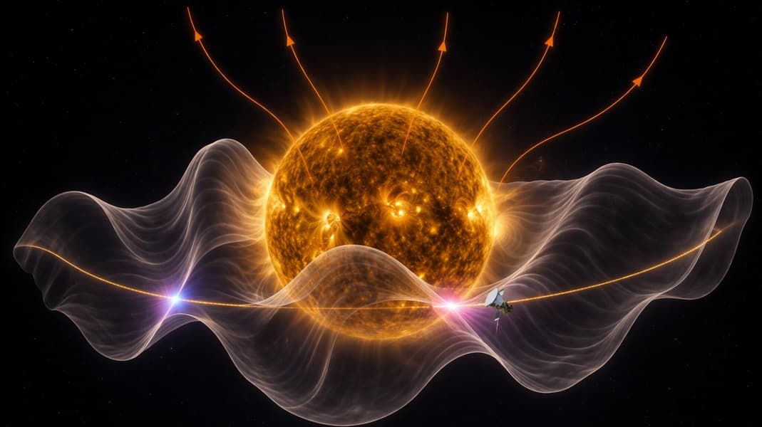 Данные Parker Solar Probe раскрыли тайну нагрева солнечного ветра «протонными акулами»