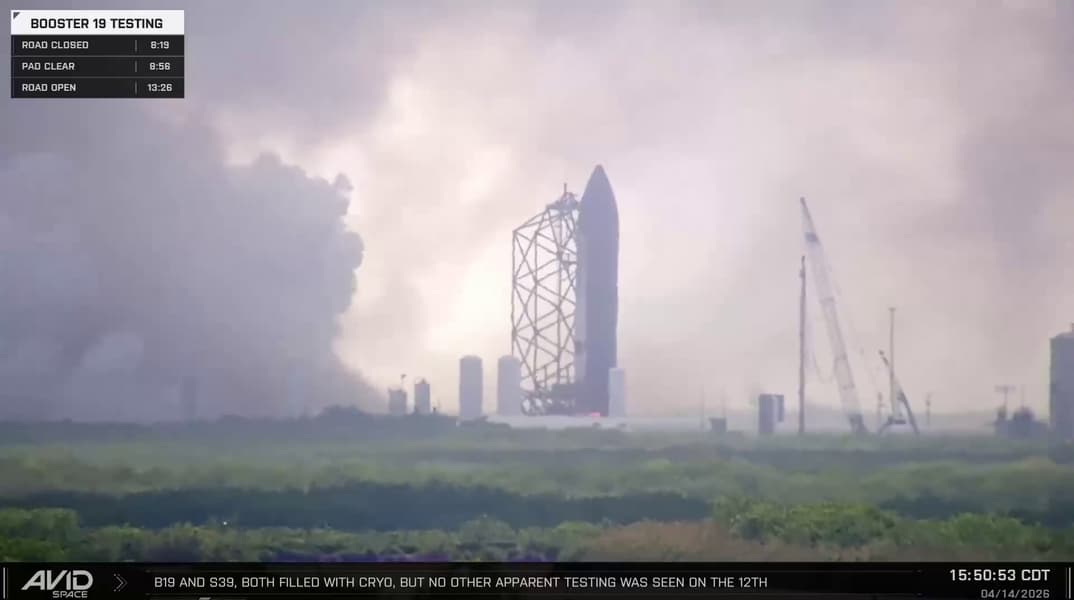 SpaceX успешно завершила первые длительные огневые испытания Starship V3 перед полетом №12