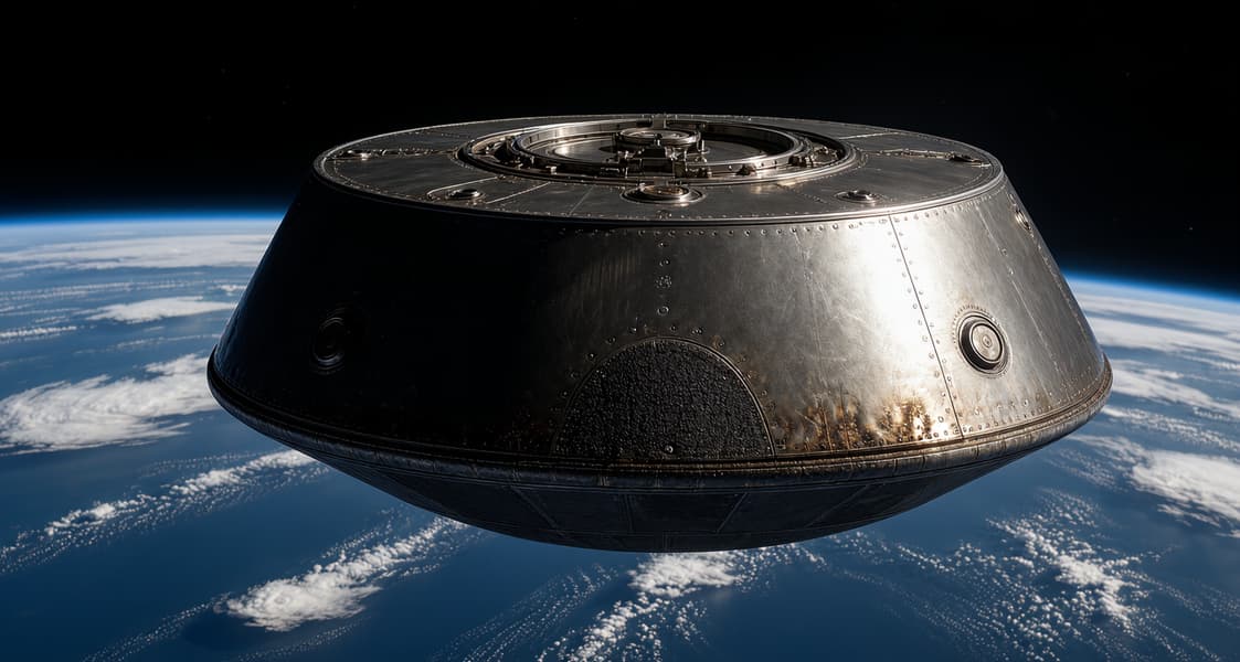 Первые кадры секретной капсулы Starfall от SpaceX: как выглядит «летающая тарелка» для Starship Первые кадры секретной капсулы Starfall от SpaceX: как выглядит «летающая тарелка» для Starship