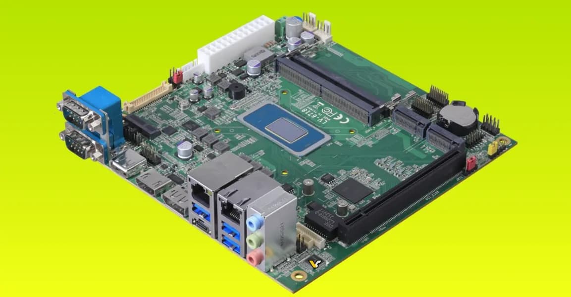 Commell LV-6718: материнская плата с мобильным процессором Intel Core Ultra 7 366H для настольных систем Commell LV-6718: материнская плата с мобильным процессором Intel Core Ultra 7 366H для настольных систем