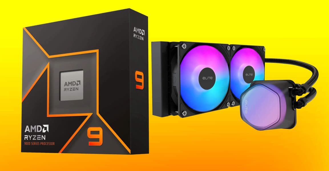 Ryzen 9 9900X подешевел до 3: Newegg отдает 12-ядерный процессор вместе с системой водяного охлаждения