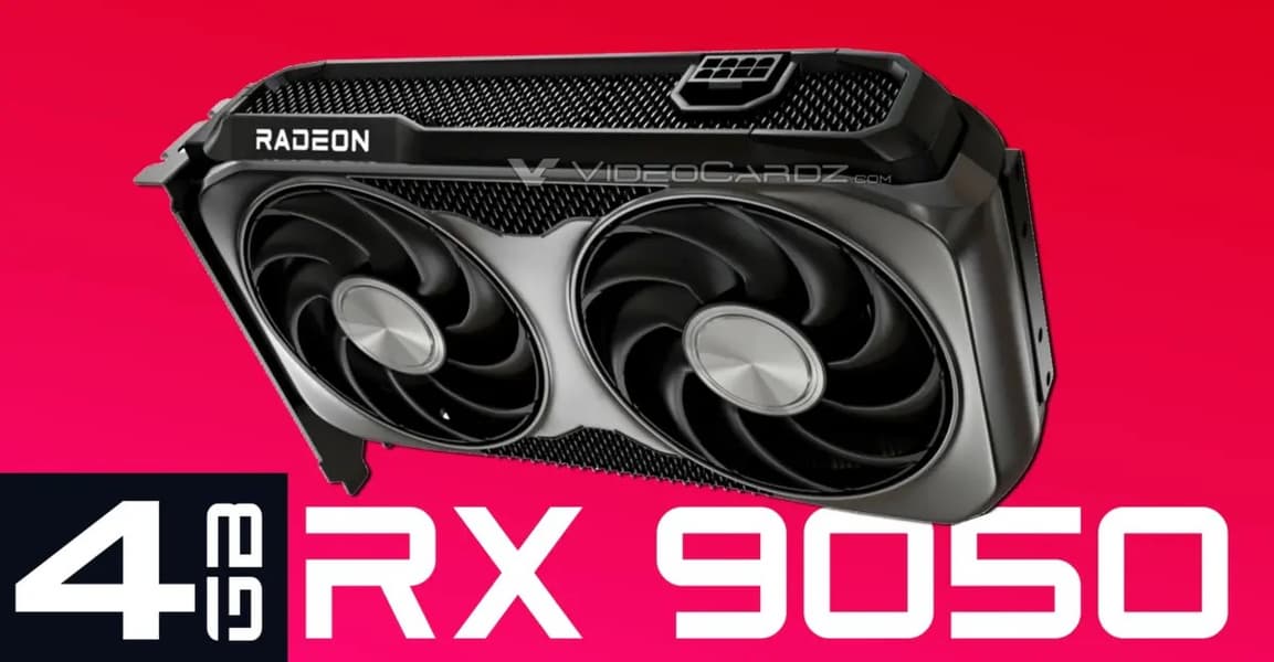 Видеокарта Radeon RX 9050 с 4 ГБ не поступит в розничную продажу Видеокарта Radeon RX 9050 с 4 ГБ не поступит в розничную продажу
