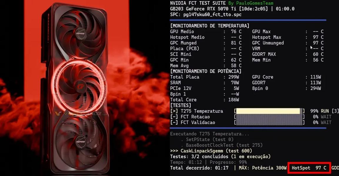 Энтузиасты разблокировали скрытый датчик температуры HotSpot на видеокартах GeForce RTX 50