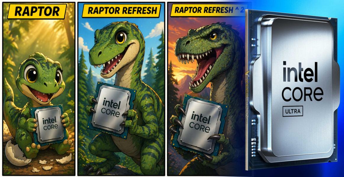 Intel выпустит обновленные процессоры Raptor Lake для сокета LGA1700