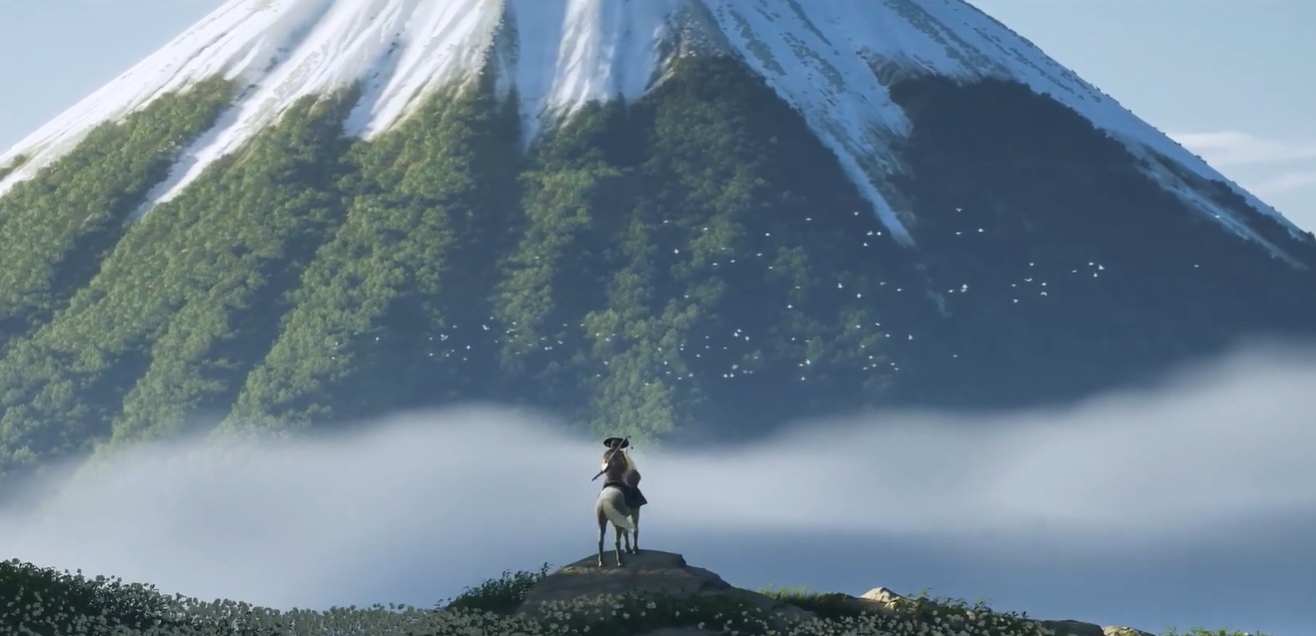 The big mountain in Ghost of Yotei isn’t just scenery — developers expected players to climb it and left a handy surprise
