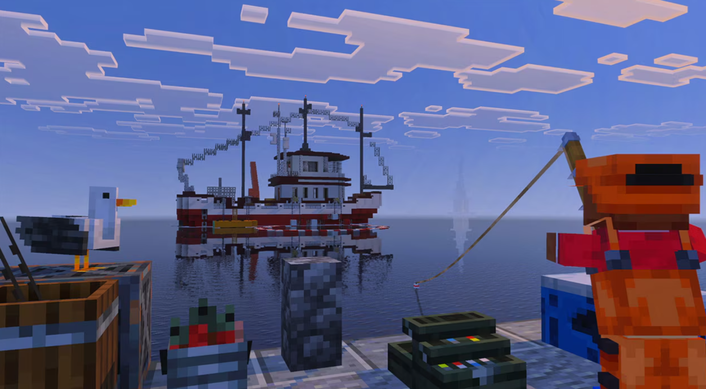 Official fishing arrives in Minecraft — “Friendly Fishing” add‑on released