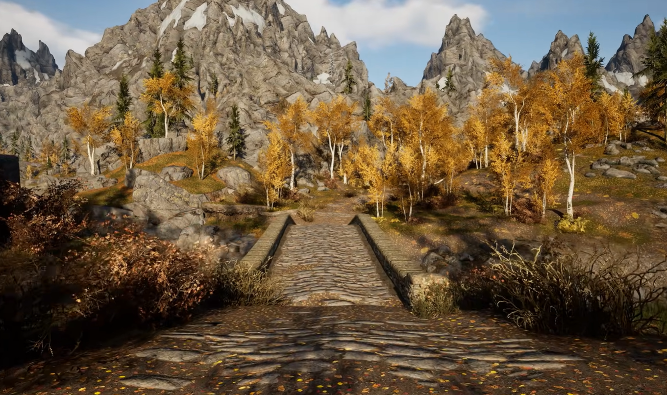 Фанатский ремейк Skyrim обновлён: теперь работает на движке Unreal Engine 5.6 Фанатский ремейк Skyrim обновлён: теперь работает на движке Unreal Engine 5.6