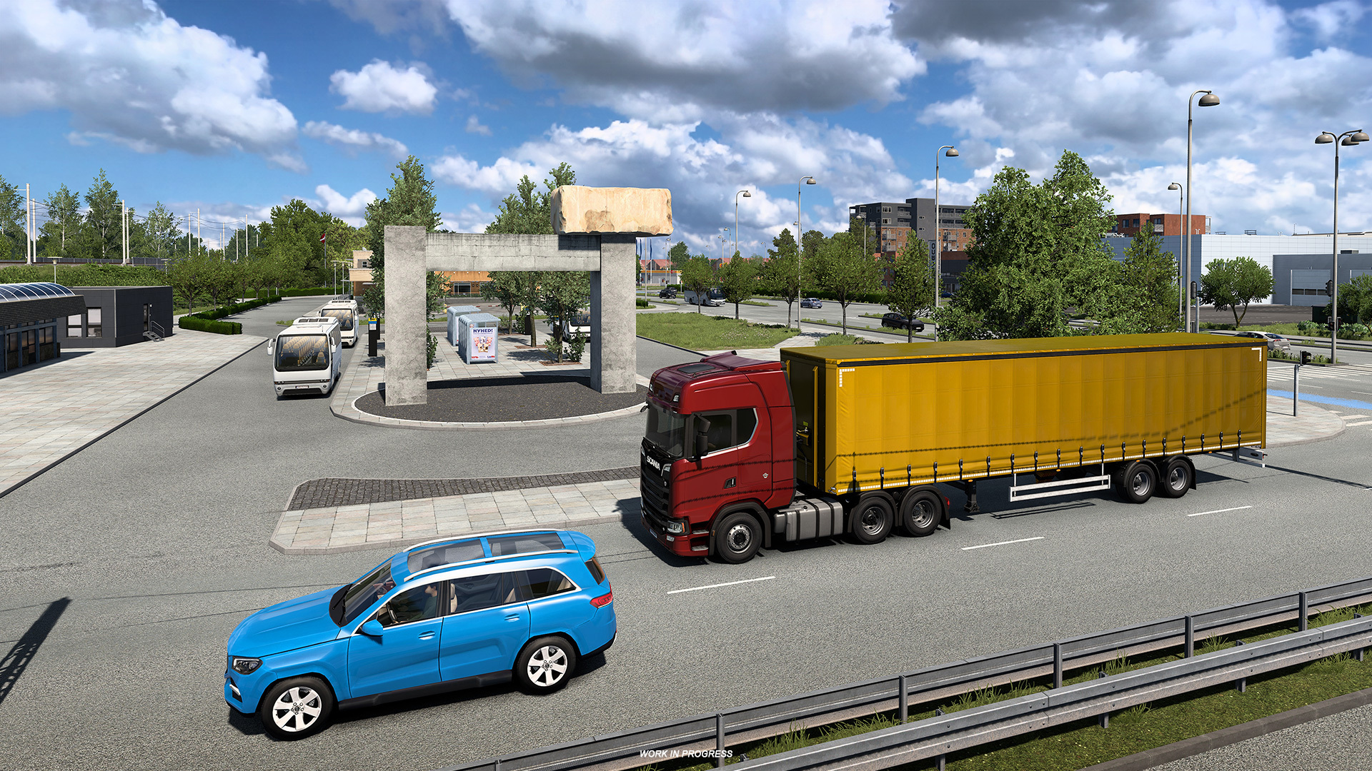 New Copenhagen in Euro Truck Simulator 2 — Screenshots of the Region Overhaul from the Scandinavia DLC