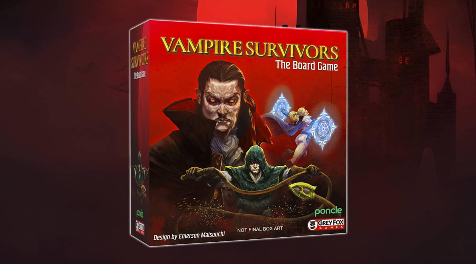 В конце октября на Kickstarter стартует кампания по настольной версии рогалика Vampire Survivors