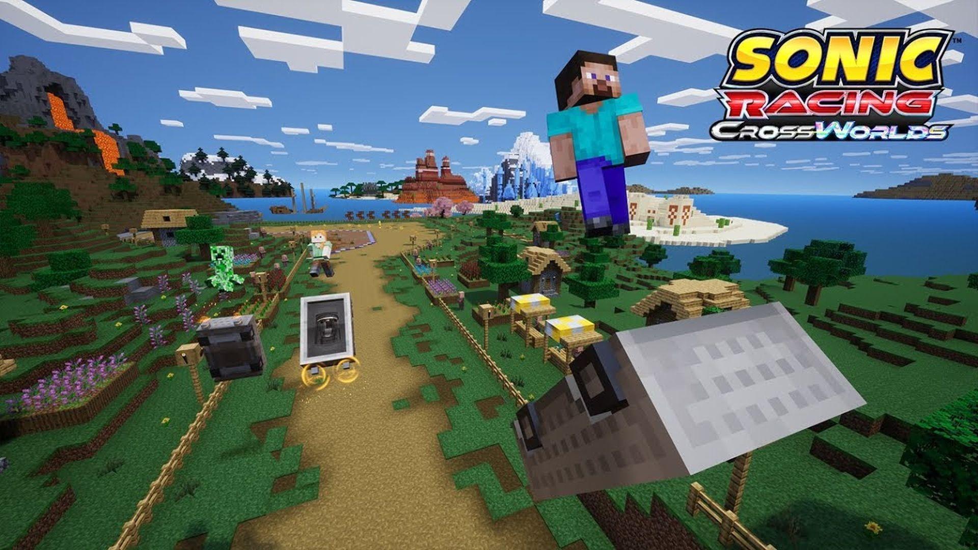Minecraft Characters and Special Event Added to Sonic Racing: CrossWorlds Minecraft Characters and Special Event Added to Sonic Racing: CrossWorlds