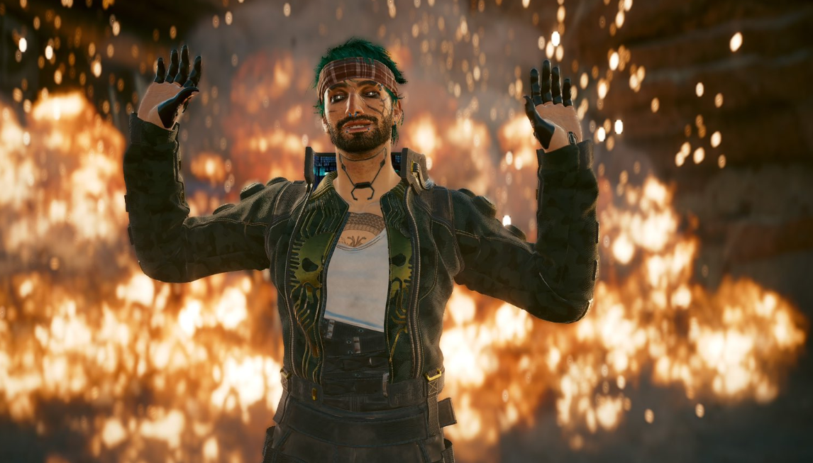 CDPR surprises Cyberpunk 2077 fans with holiday art — female V fans upset