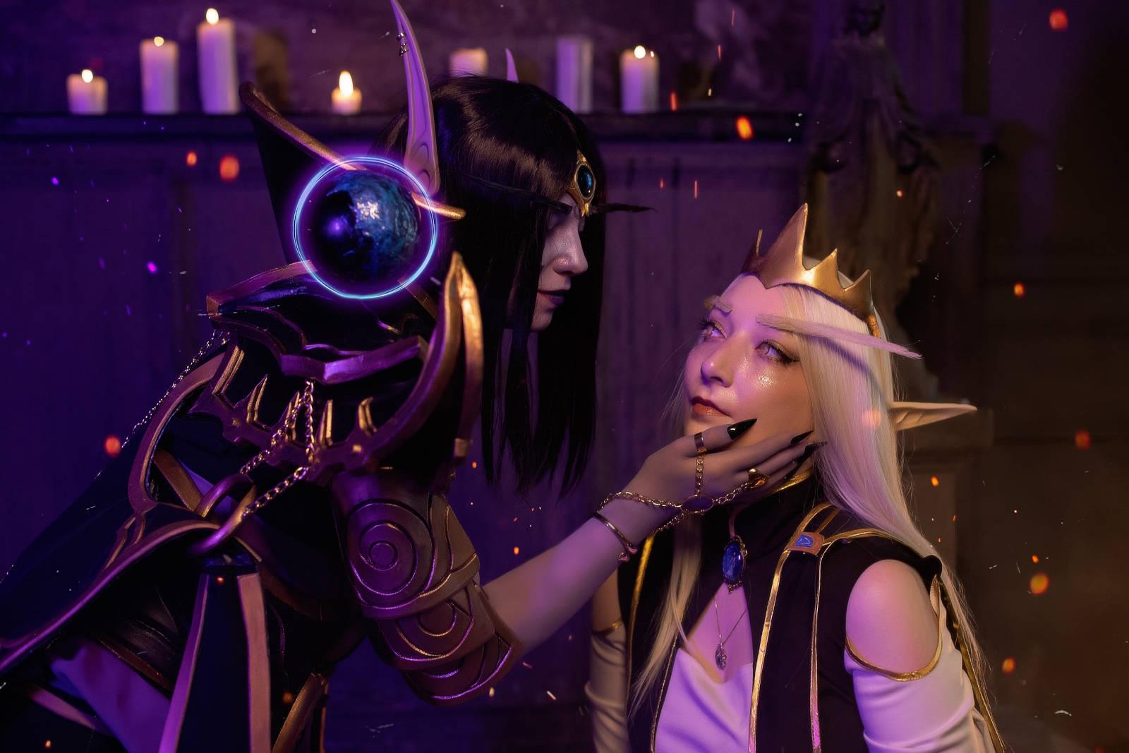 Fateful Encounter: Models Showcase Cosplay of Xal’atath and Priestesses from World of Warcraft Fateful Encounter: Models Showcase Cosplay of Xal’atath and Priestesses from World of Warcraft