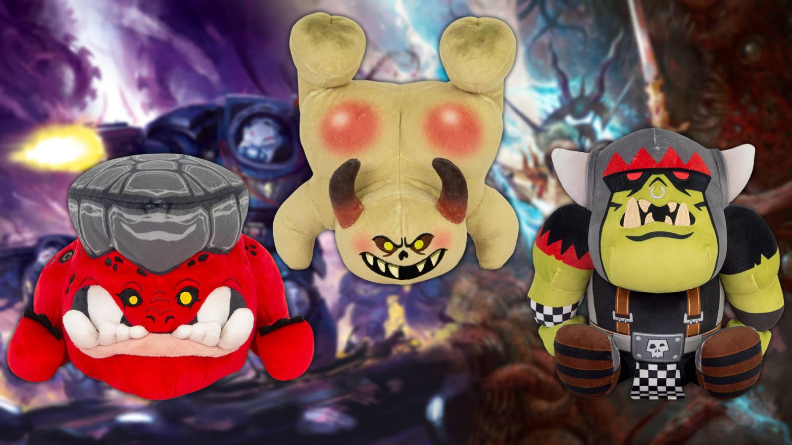 Fans of Warhammer 40,000 and Age of Sigmar Can Hug TOMY’s Plush Ork, Nurgling and Squig Fans of Warhammer 40,000 and Age of Sigmar Can Hug TOMY’s Plush Ork, Nurgling and Squig