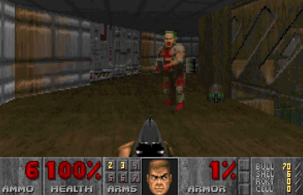 DOOM Launched on an Orbiting Satellite DOOM Launched on an Orbiting Satellite