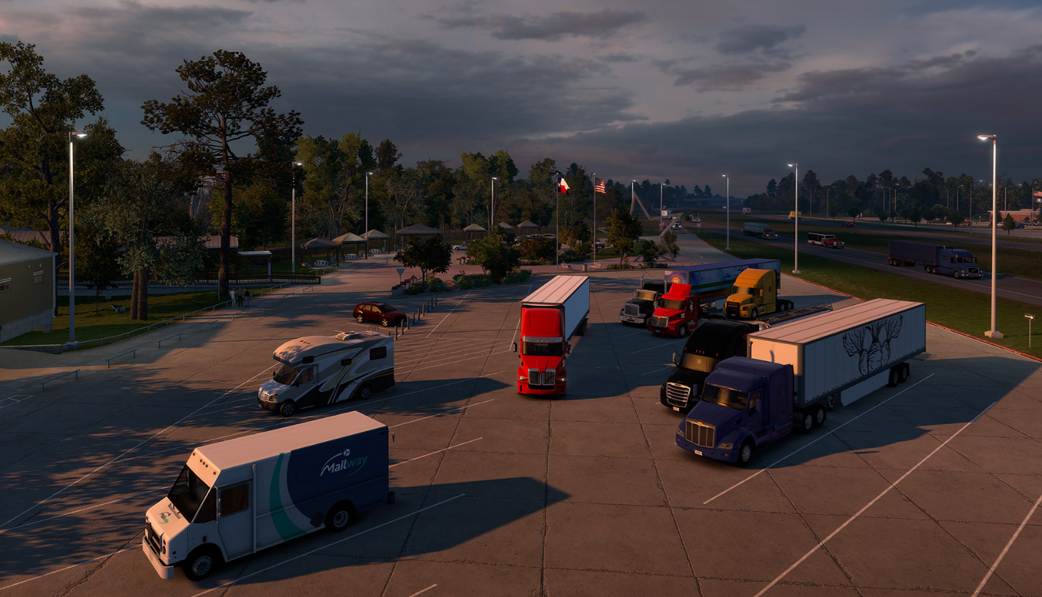 American Truck Simulator Adds HDR and Improves Gas Stations for New Trucks — Update 1.57 Beta Testing Begins