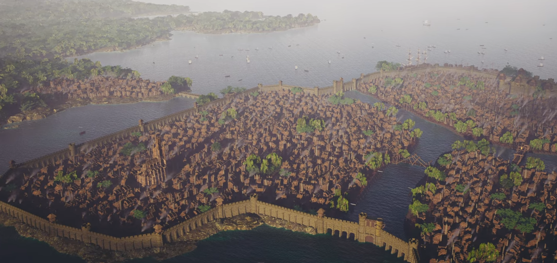 Artist showcases Bravil from The Elder Scrolls IV: Oblivion with 16× detail in Unreal Engine 5