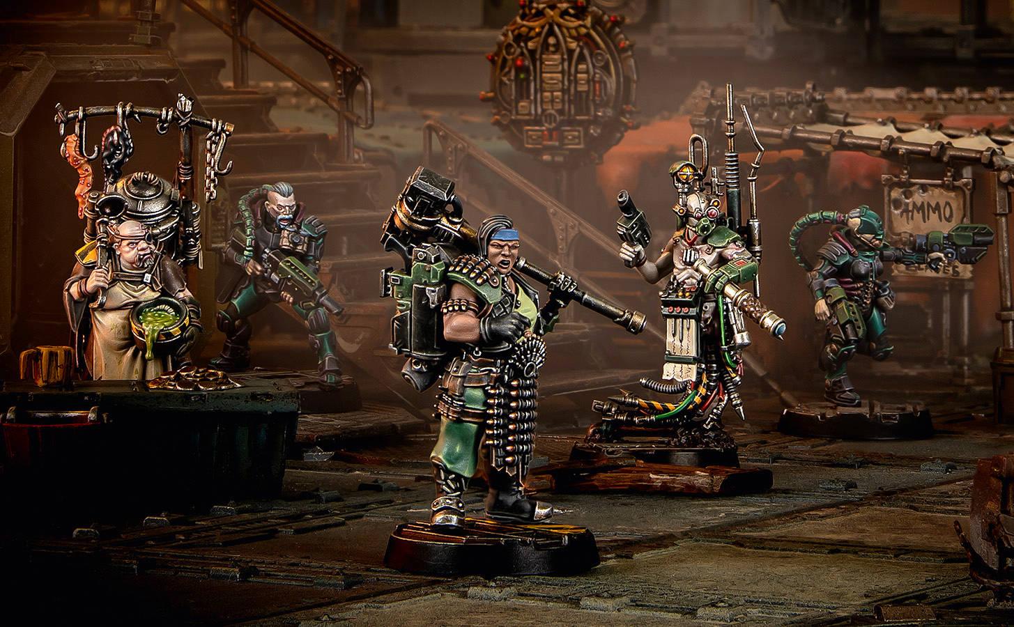 Warhammer: Necromunda Creators Reveal Set of Plastic “Henchmen” Miniatures