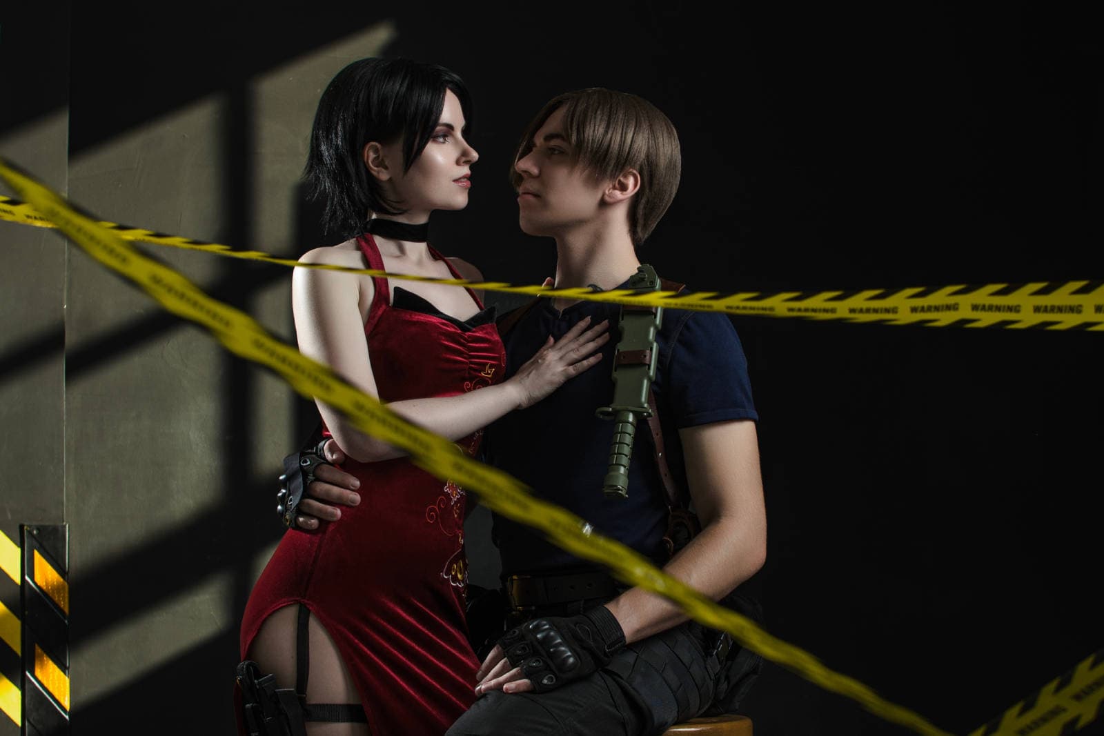 Tension and Attraction: Cosplayers Portray Leon S. Kennedy and Ada Wong from Resident Evil 4 Tension and Attraction: Cosplayers Portray Leon S. Kennedy and Ada Wong from Resident Evil 4