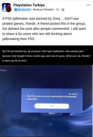 Взломанная PS5 получила бан от Sony — владельцев предупредили об опасности